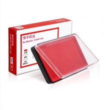 得力9864ES快干印台（红）