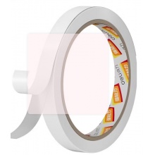 得力30405棉纸双面胶带12mm*10y*80um（1卷/袋）