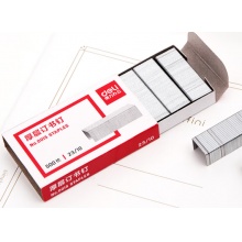 得力0015厚层订书钉23/10（500枚/盒）